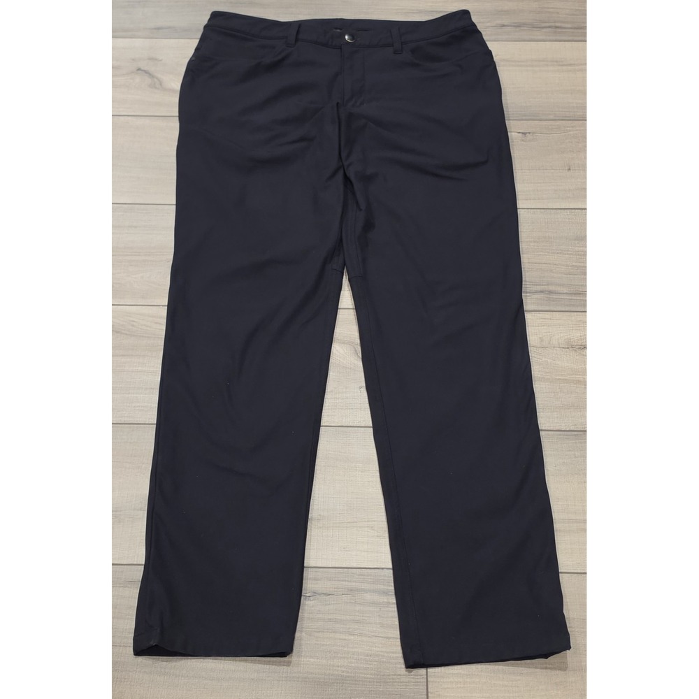 Lululemon Pants Men's 34x32 ABC Commission Chino Slim Fit Warpstreme Black Gym